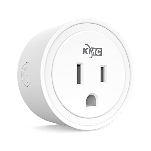 KMC Smart Plug Mini 4-Pack, Wi-Fi Outlets for Smart Home Enthusiasts, Ideal for Home Office Setup, Easy to Install and