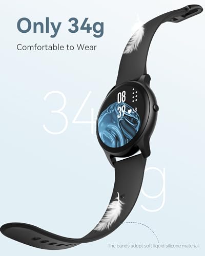 AGPTEK 5ATM Waterproof Smartwatch for Women Men
AGPTEK Smartwatch with 100+ Sports Modes for Women Men
AGPTEK Heart Rate